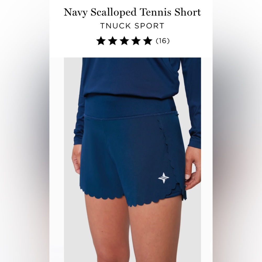 Sold out! NWT Tuckernuck scallop shorts. 5 star customer reviews